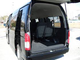 ハイヤーの荷台写真